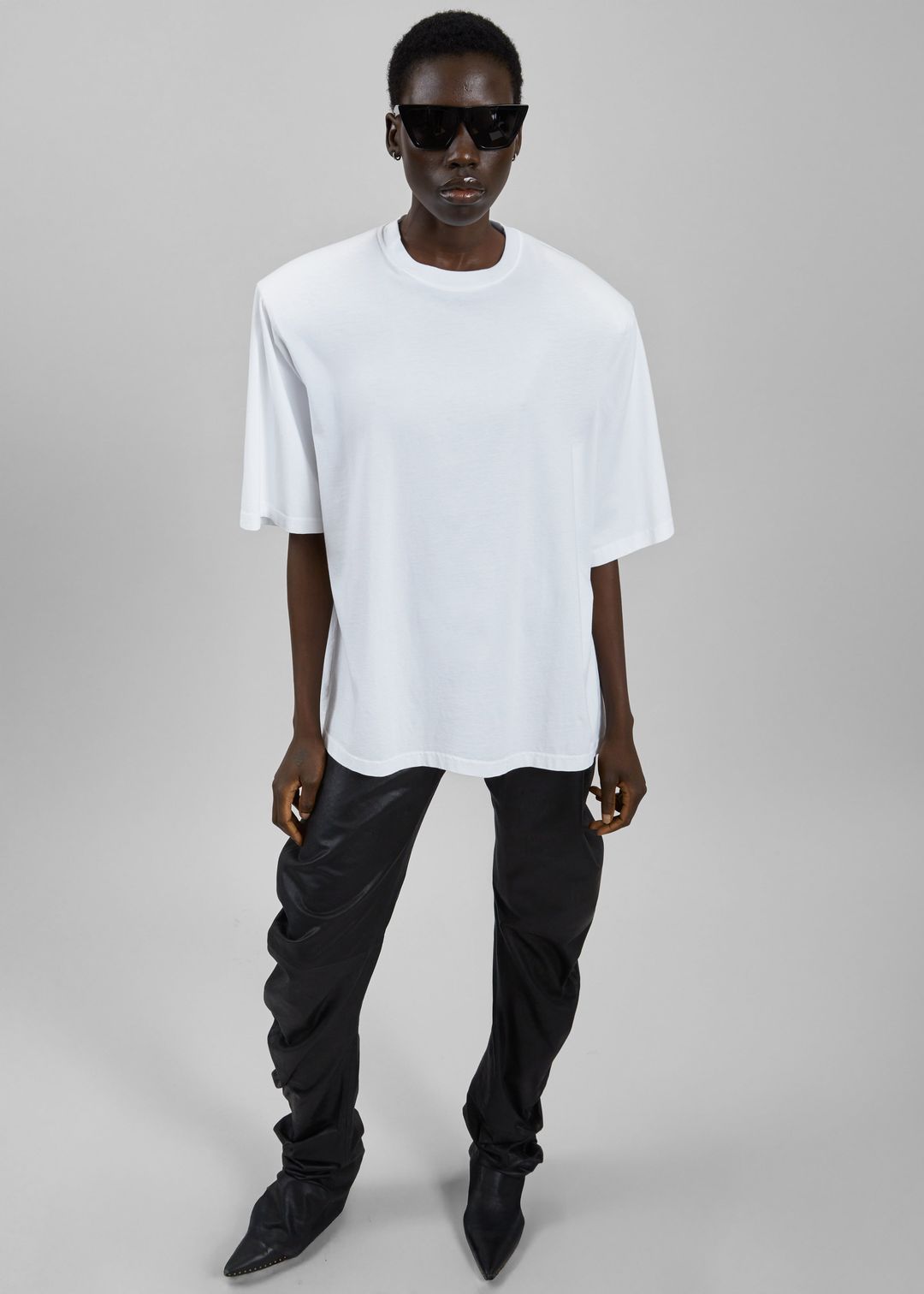 Anira Padded T-Shirt - White