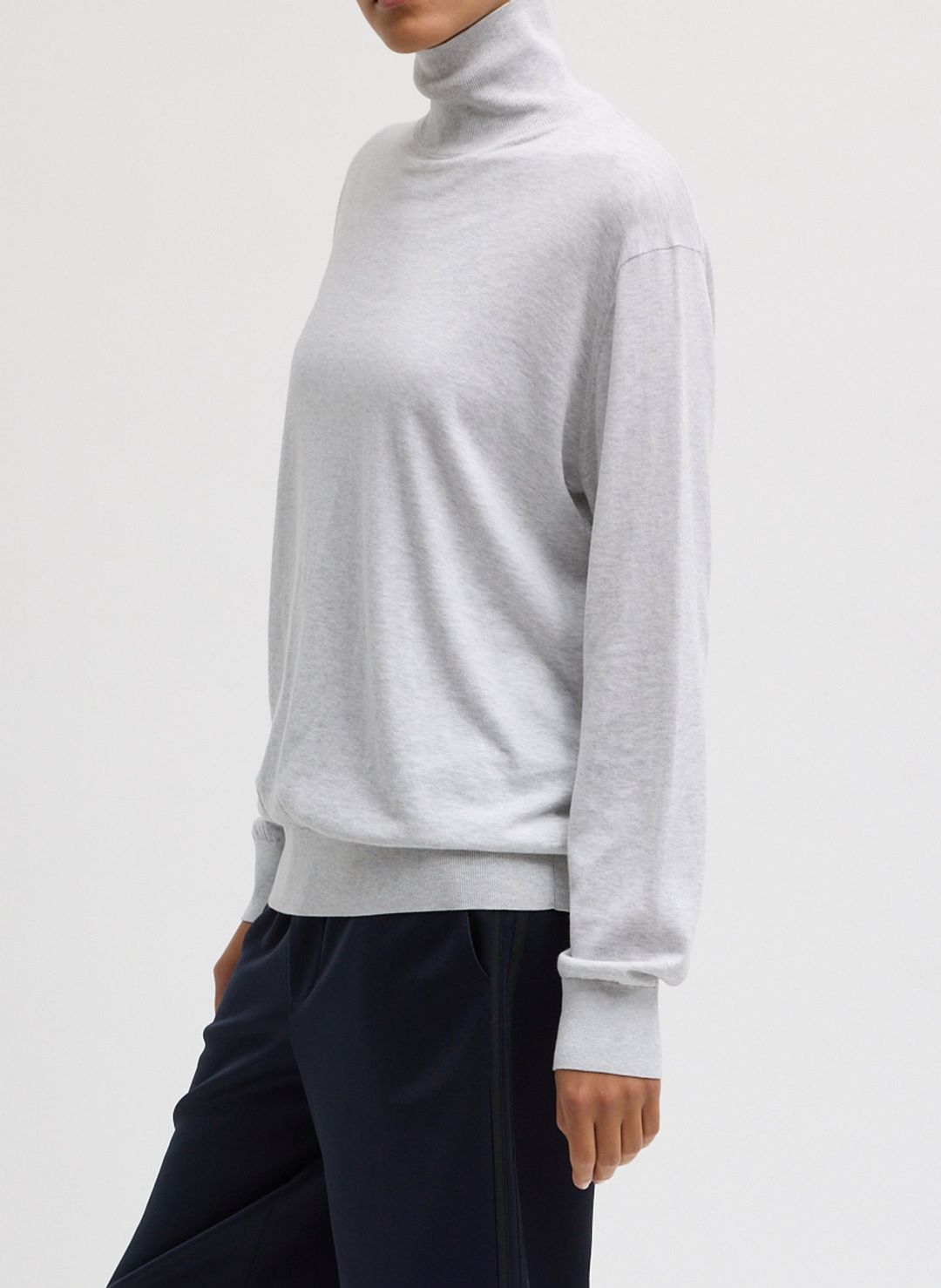 Super Fine Gauge Perfect Men's Turtleneck Pullover #2