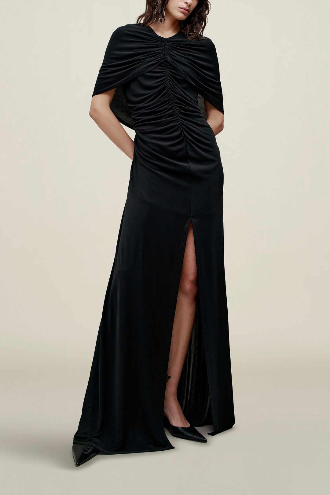 Matilda Cape Gown in Matte Jersey #3