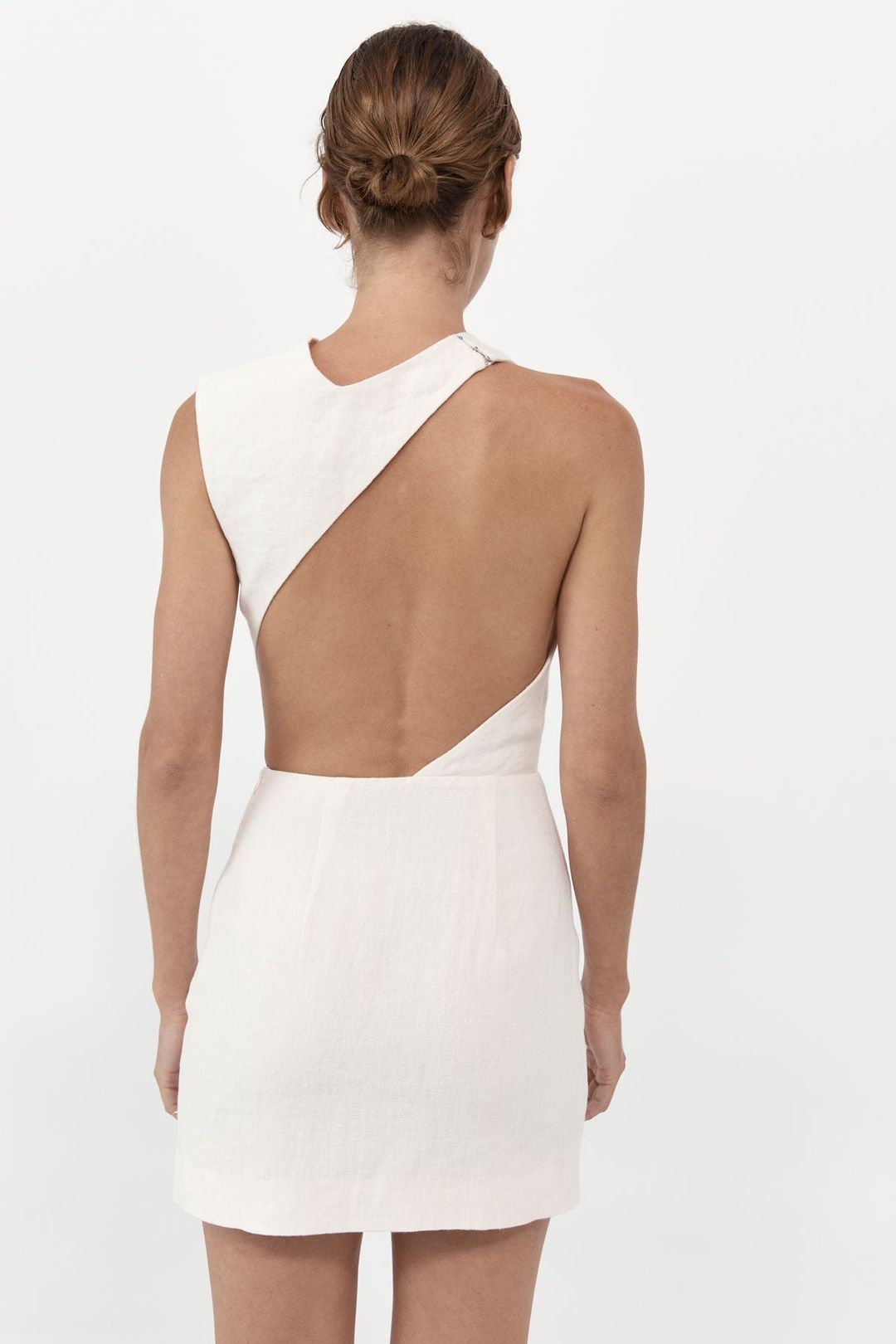 Deconstructed Mini Dress - Ivory