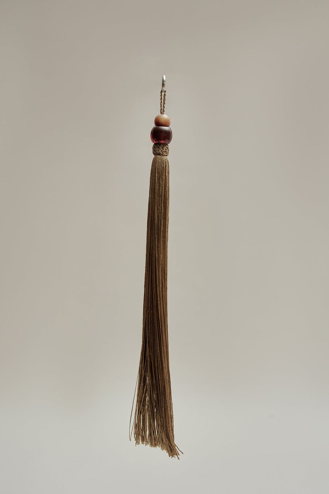 Large Cadenza Tassel in Leather and Acrylic