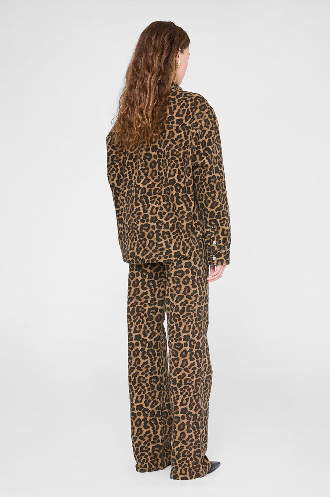 Paxton Shirt - Black And Brown Leopard #2