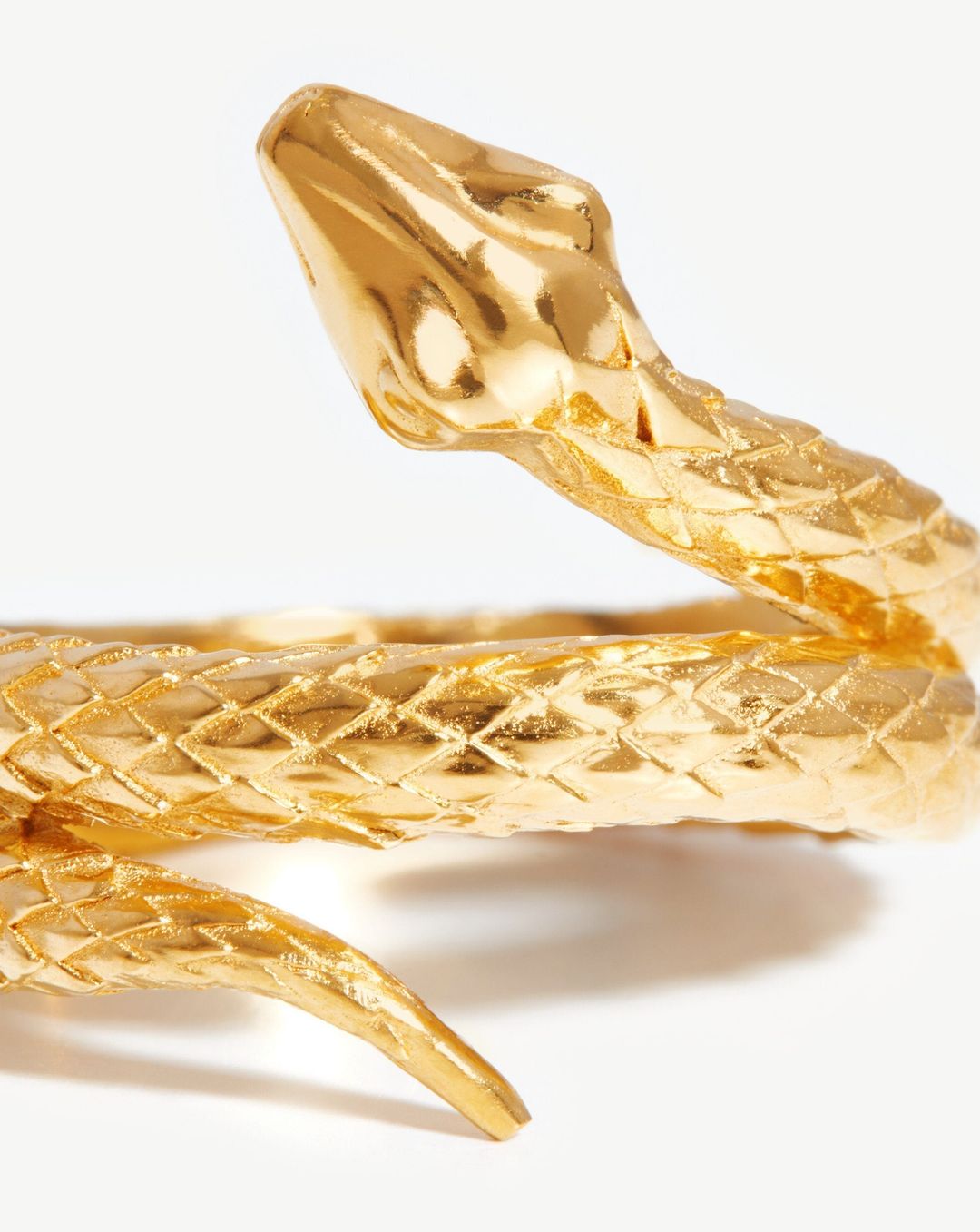 Harris Reed Coiled Serpent Ring | 18ct Gold Plated #4