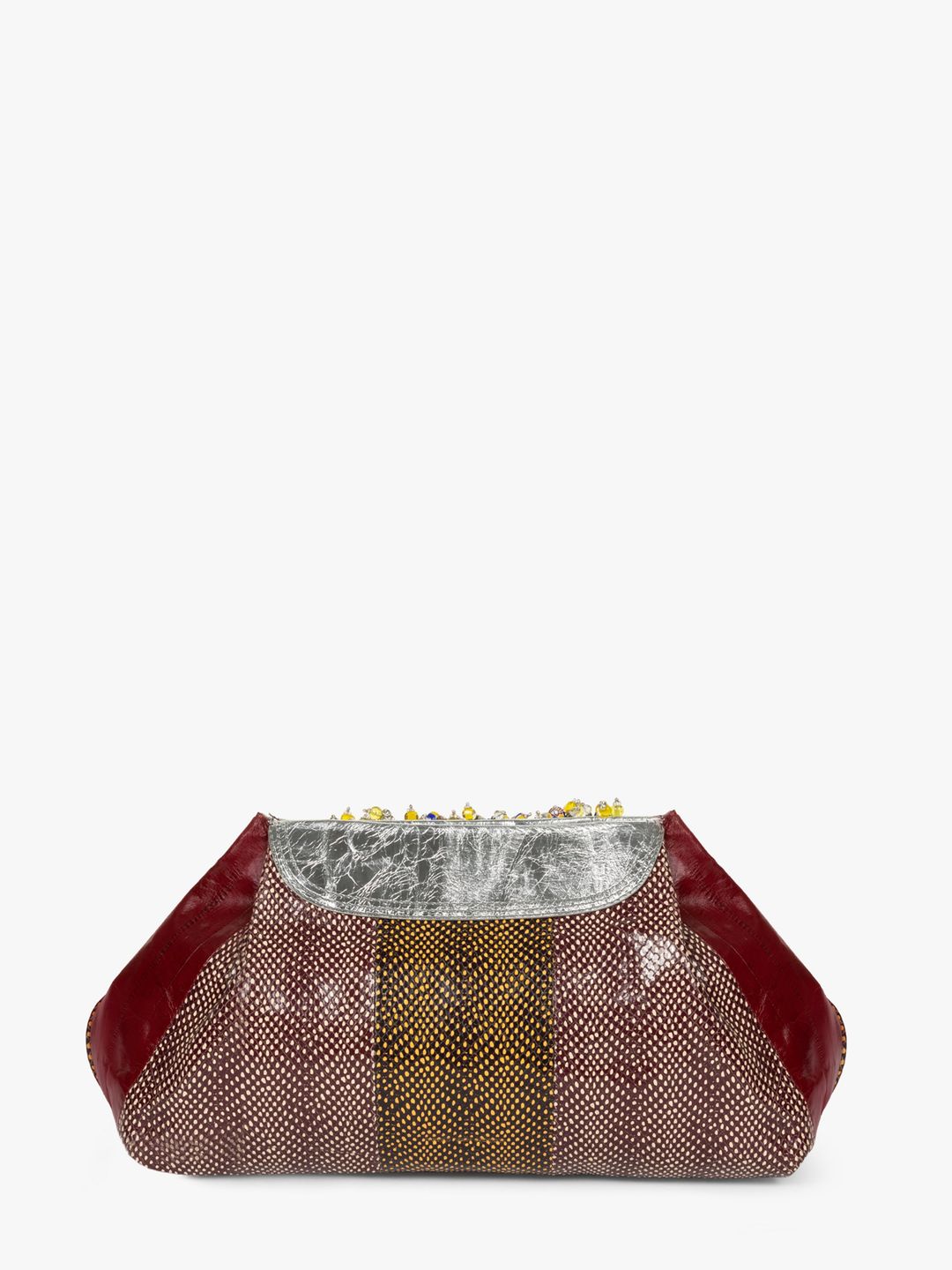 Leather crossbody clutch bag #4
