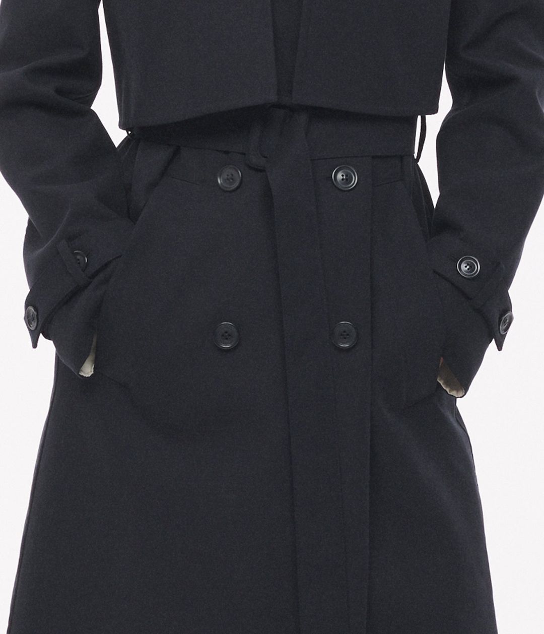 Double Face Convertible Trench - Resale | Olive/Black #5