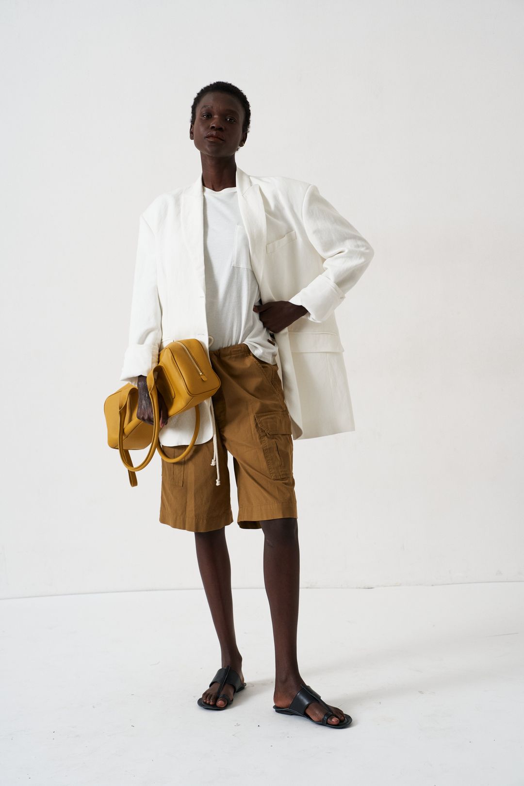 The Rope Tie Cargo Short in Camel #7
