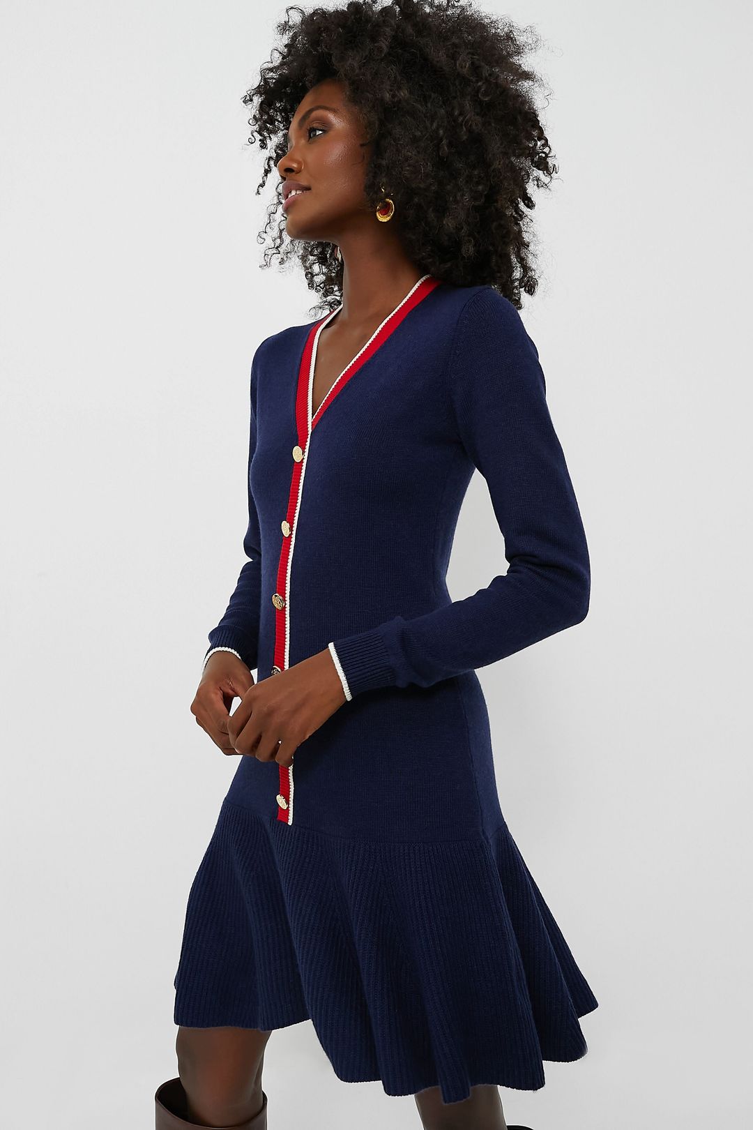 Nassau Navy Sweater Dress #3