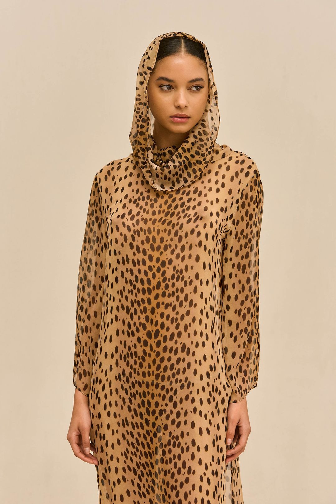 GAIANNE COVER-UP DRESS - CHEETAH #4