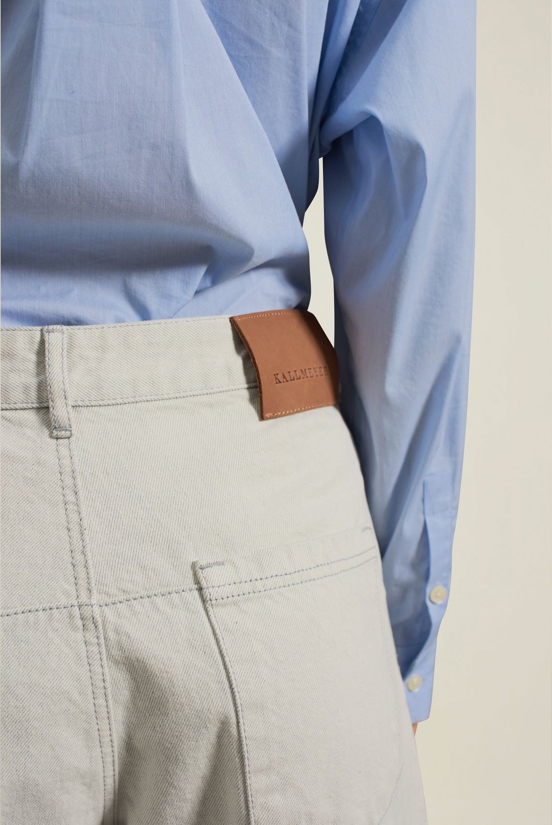 Column Leg Jean in Recycled Denim #4