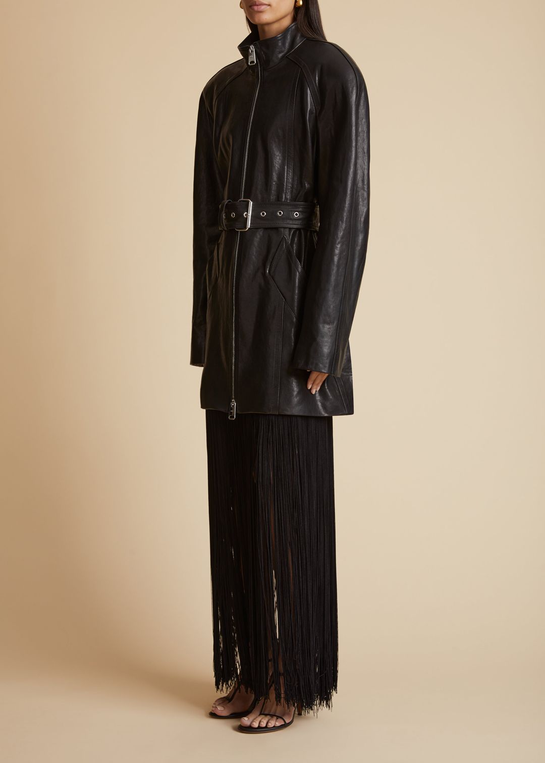 Bobb Jacket in Black Leather #8