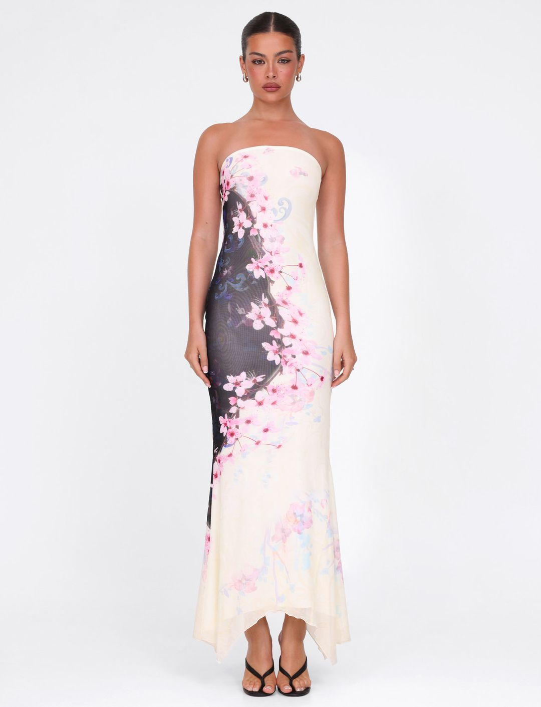 LILLIAN MAXI DRESS - MULTI : FLORAL : CHERRY BLOSSUM #4