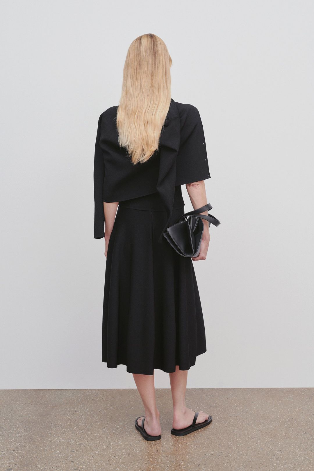 Cindy Skirt in Glossy Viscose #4