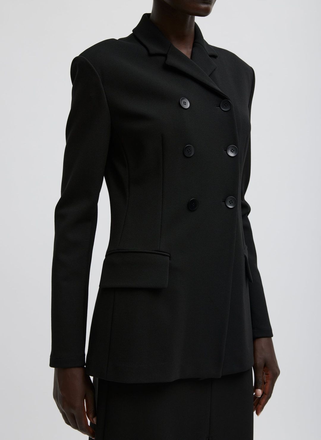 Wren Crepe Knit Fitted Blazer #5