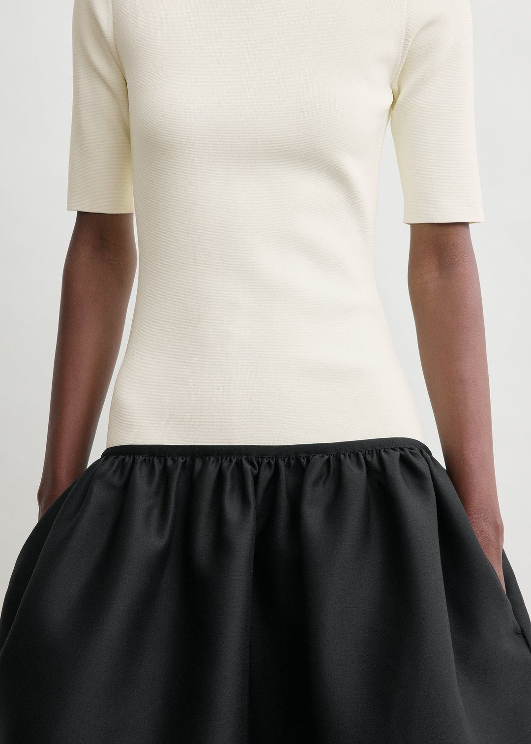 Twinflower tee dress ecru #4