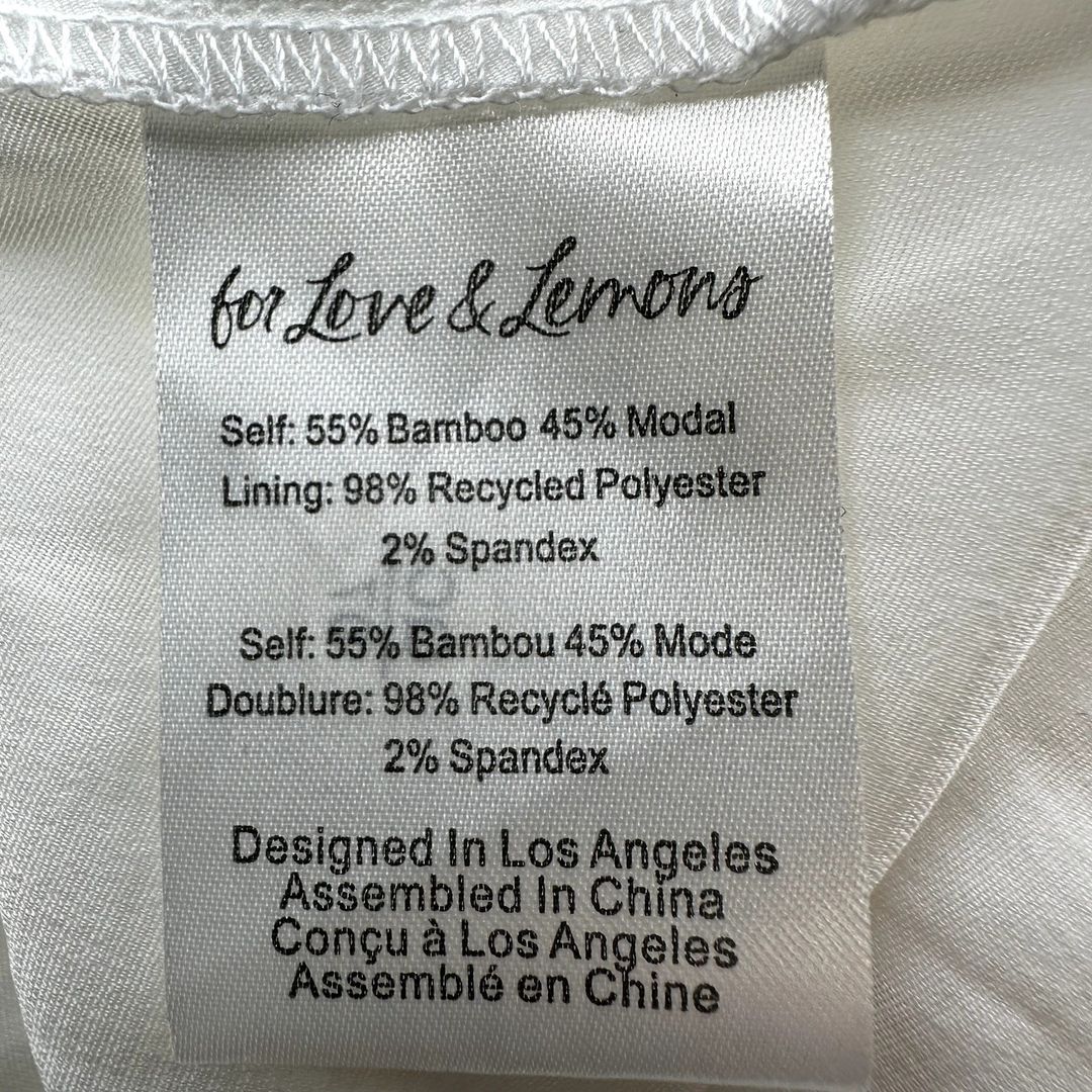 For Love and Lemons White Cassie Dress #4