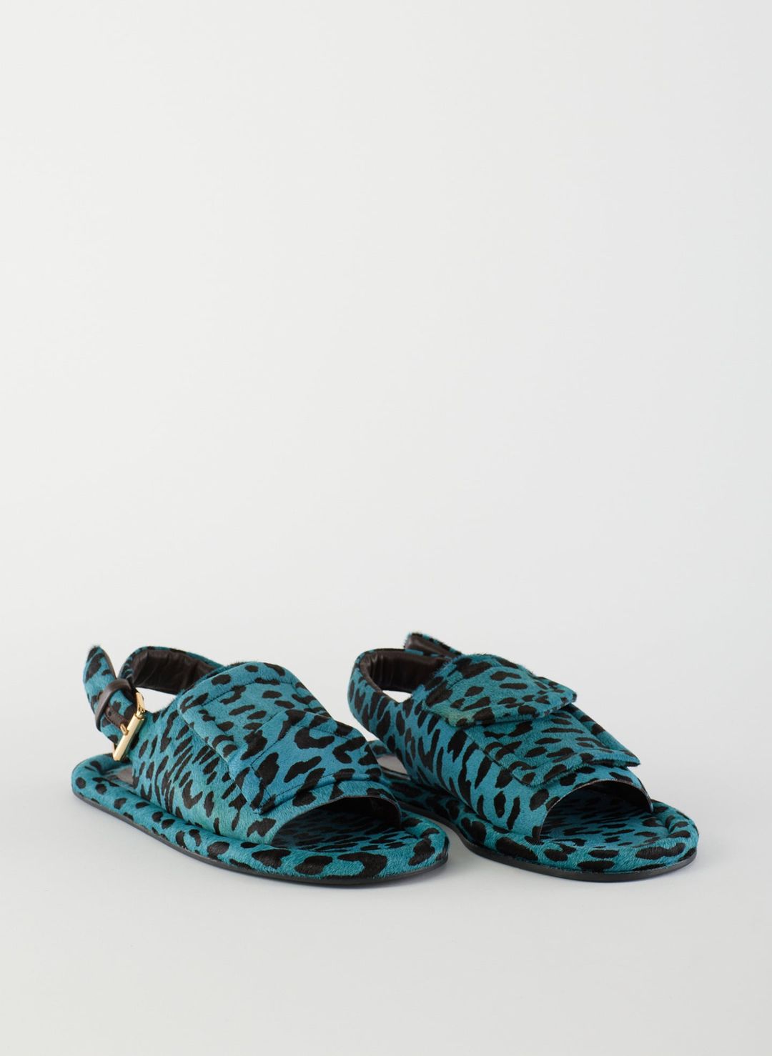 Pony Hair Calf Print Slingback Beryen Sandal #3