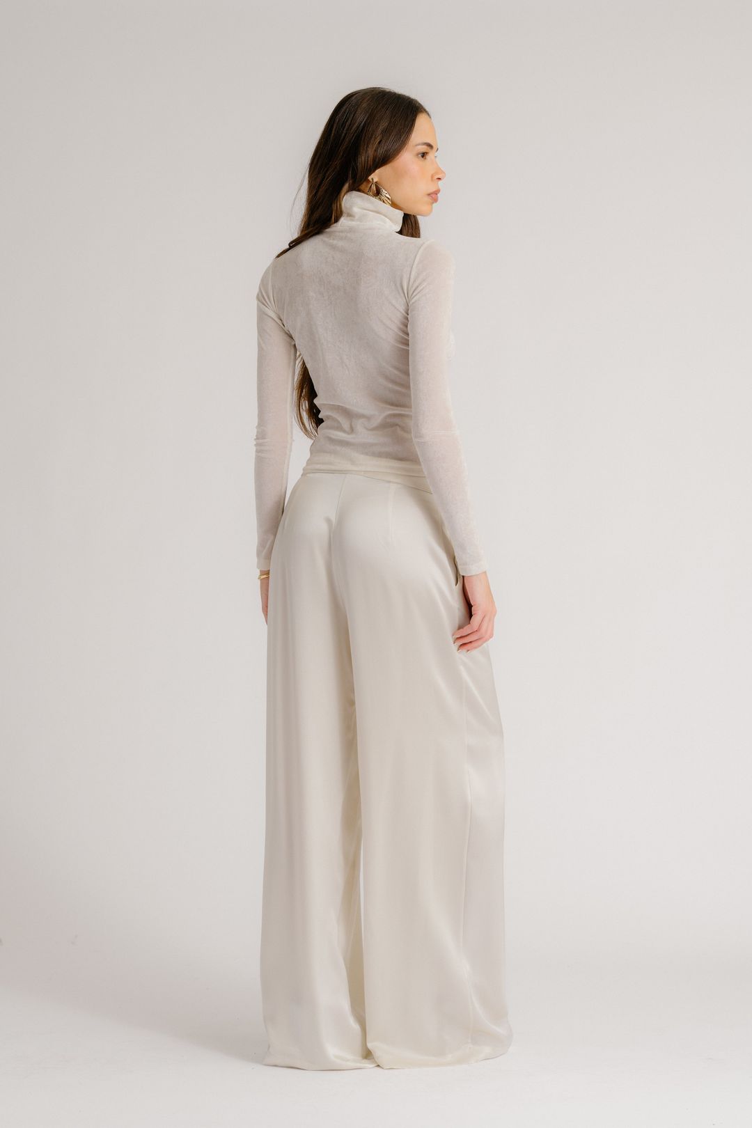 HAILEY FITTED MOCK NECK | GARDENIA #3