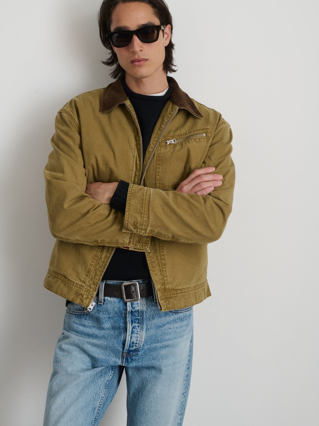 Miller Zip Jacket in Canvas #3