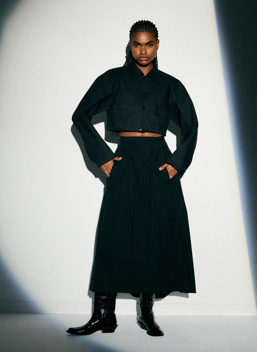 Schema Sculpted Midi Skirt #2