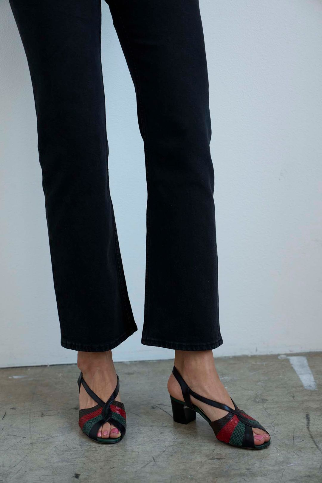 The Archive Heel in Snake Mix #6