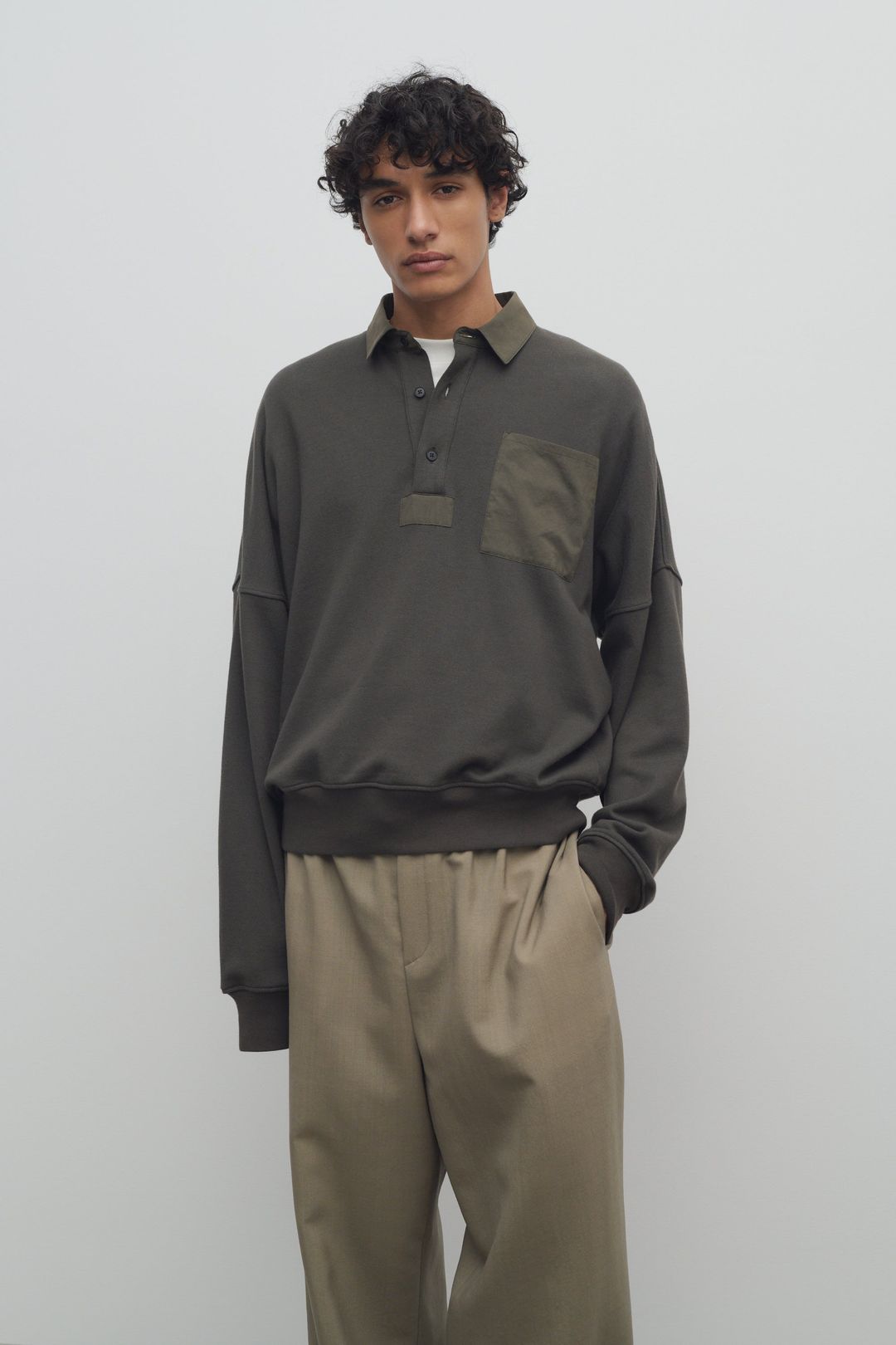 Dende Top in Cotton and Cashmere #3