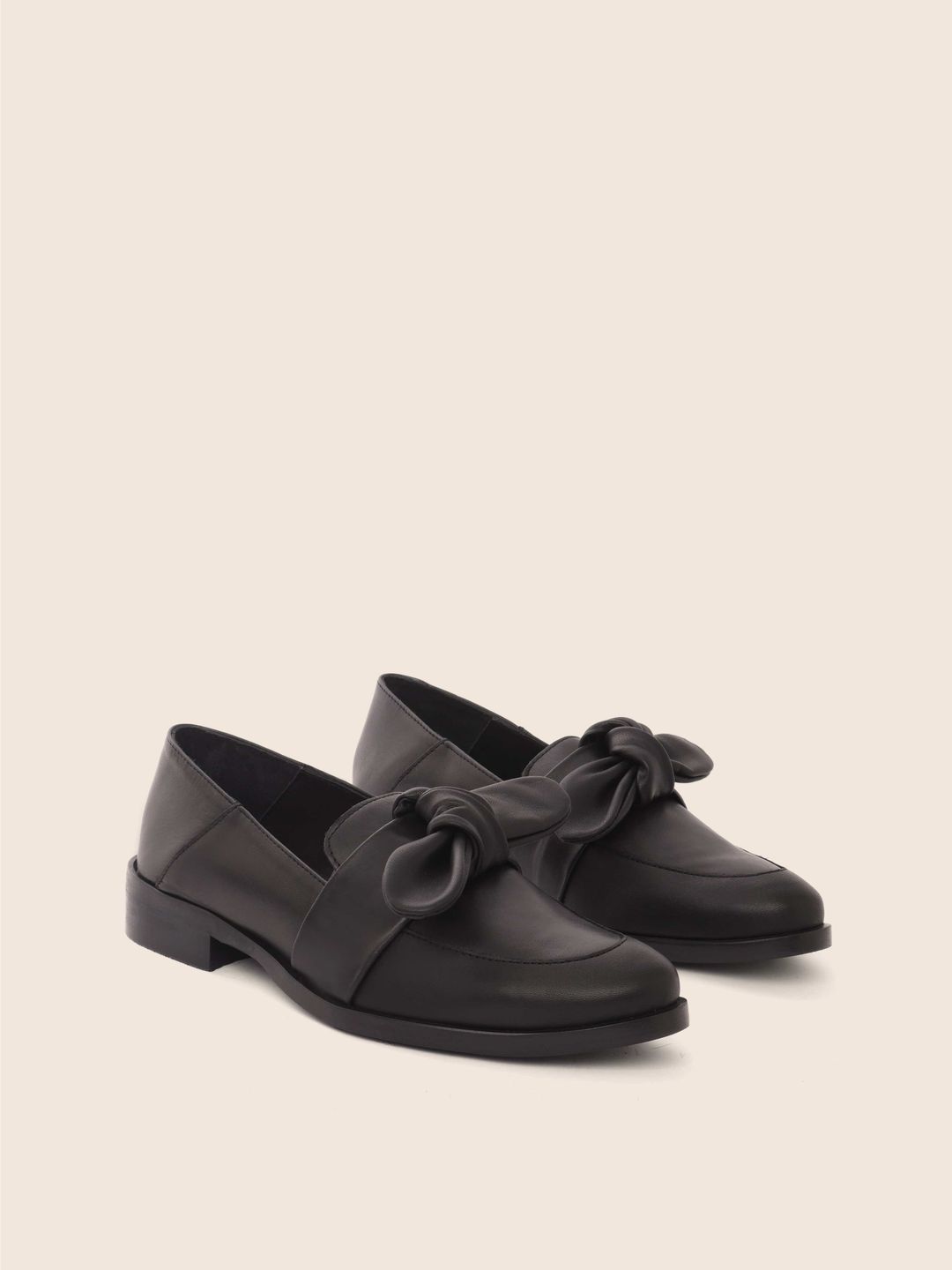Valencia Black Leather Loafer #3