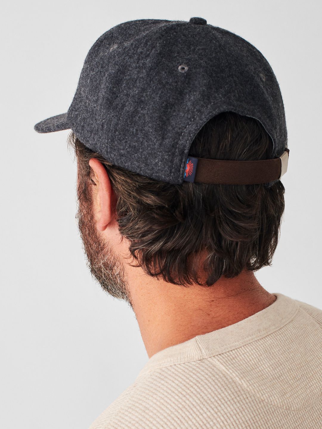 Wool Baseball Hat - Grey Heather #3