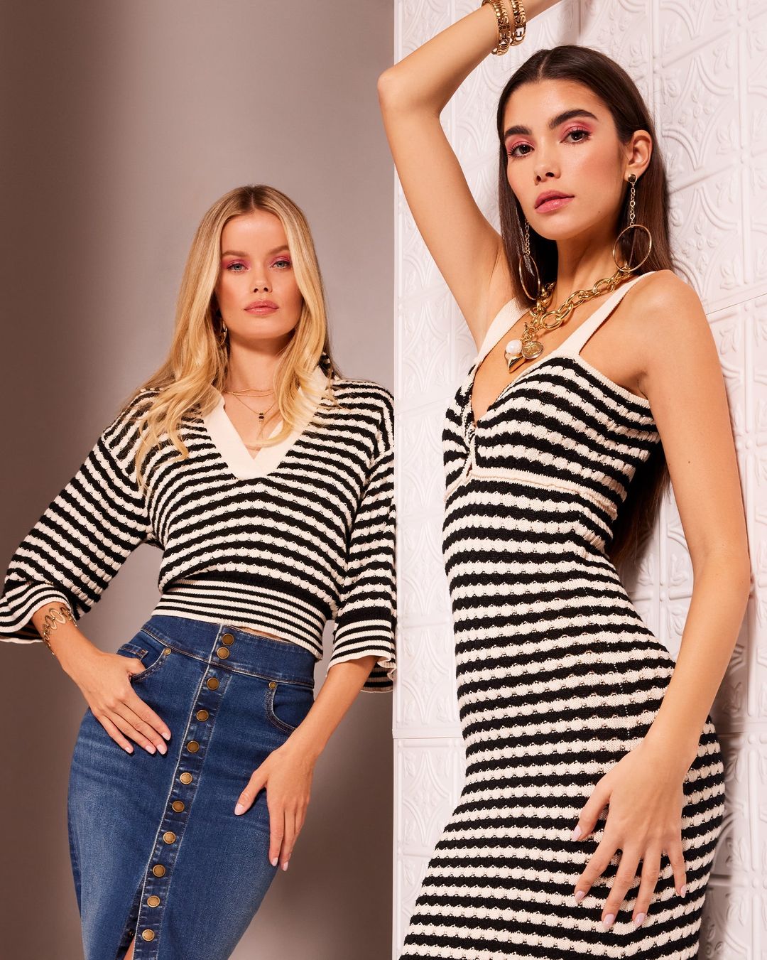 Karter High Waisted Denim Skirt #5