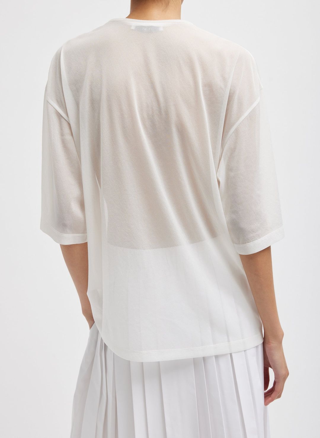 Sheer Gauze Easy T-Shirt #4