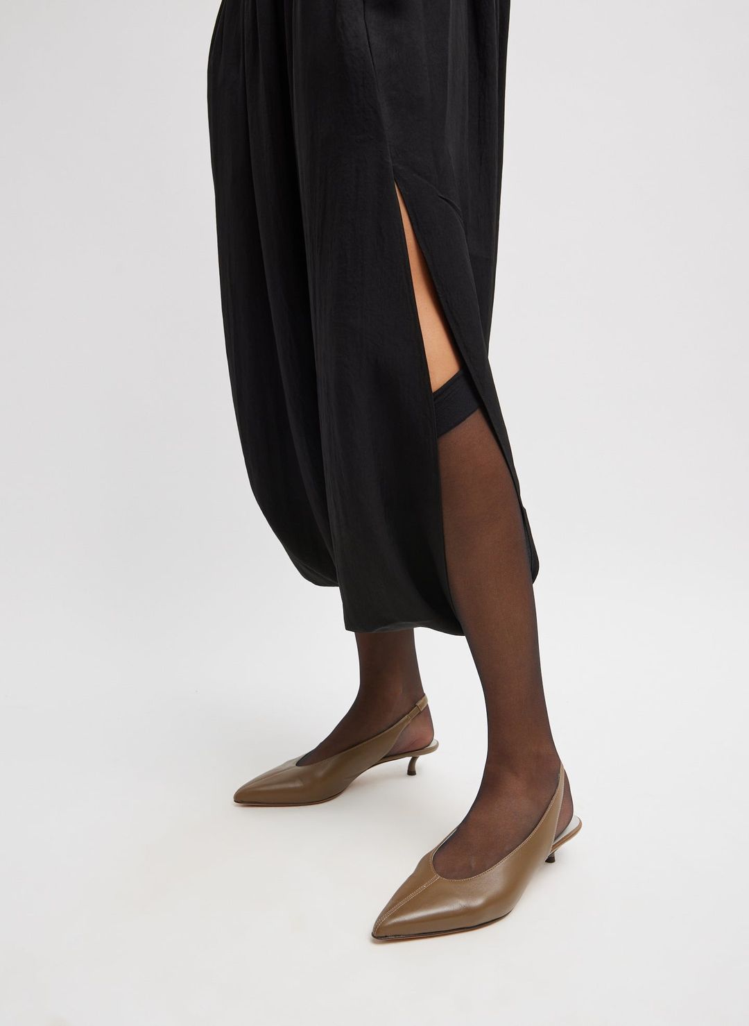 Spring Acetate Strappy Jalouise Dress #3
