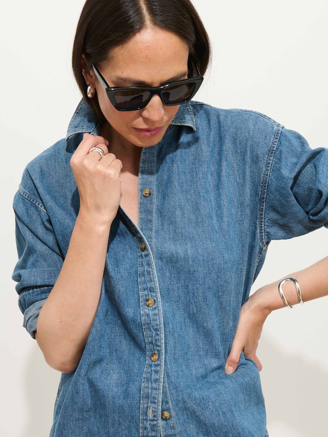 Mercer Shirt In Denim #4