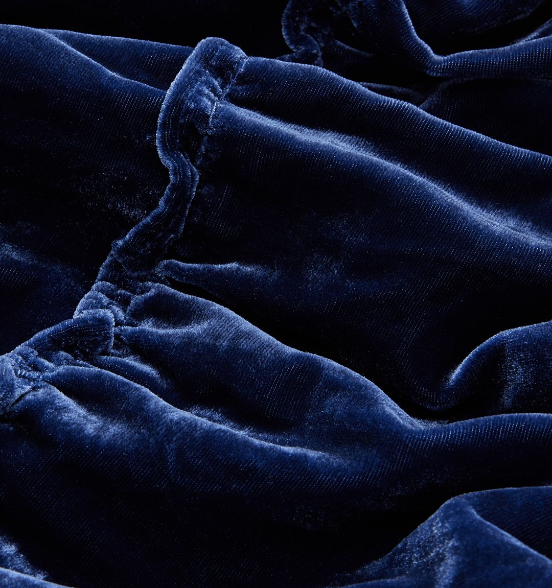 The Ellie Nap Dress - Navy Velvet #5