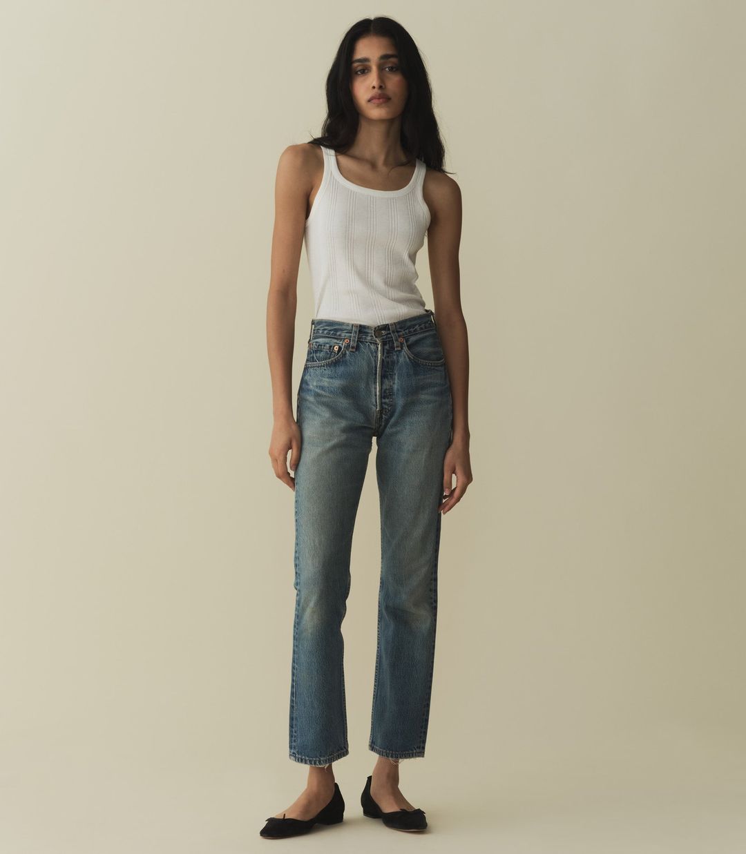 HMD -- SEINE CASHMERE BLEND TANK -- SALT