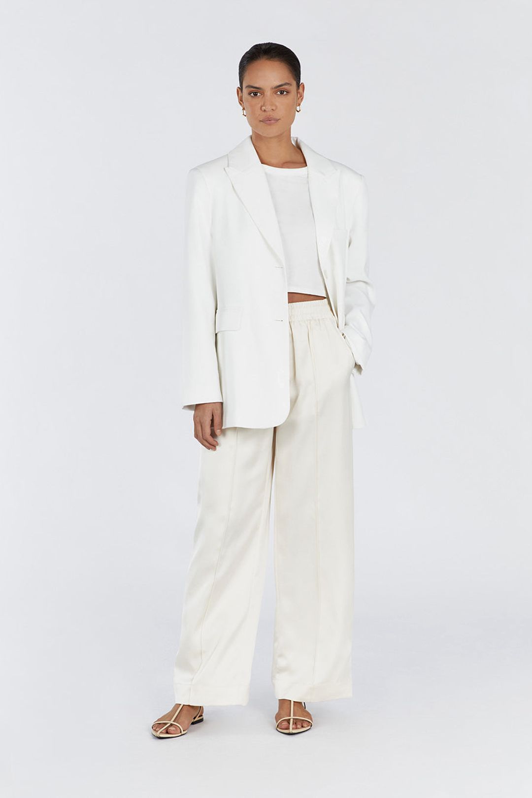 OSLO SATIN MERINGUE PANT