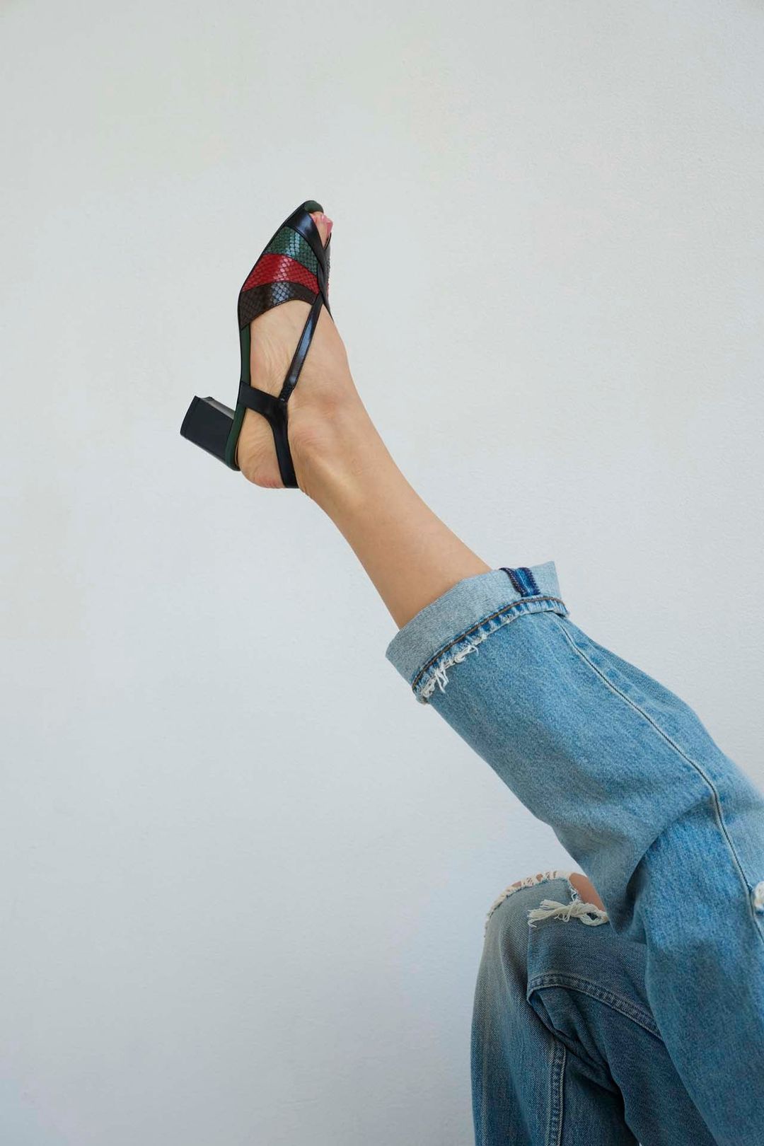 The Archive Heel in Snake Mix #10