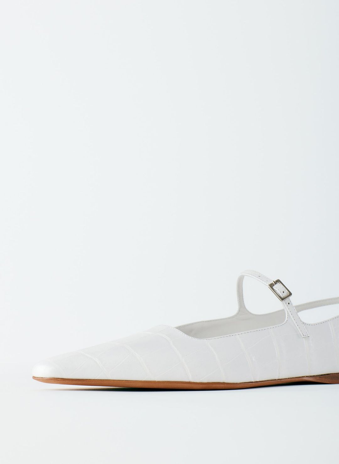 Croc Print Rudy Flat #6