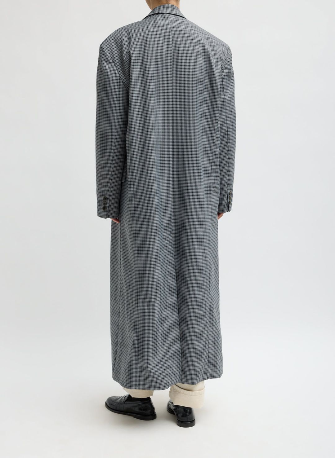 Menswear Tech Twill Tailored Men's Maxi Coat #3