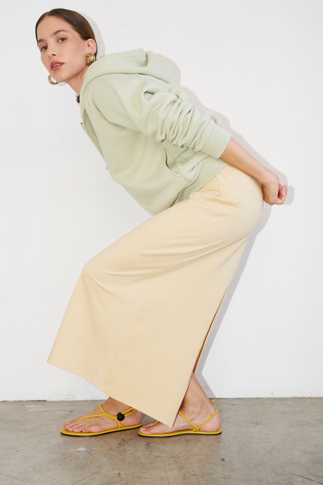 The Column Skirt in Butter #6