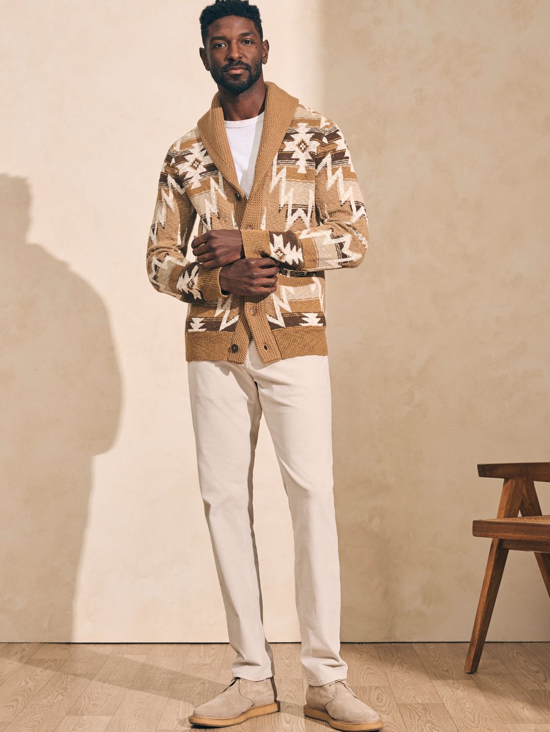 Doug Good Feather Cardigan - Mountain Stars #4