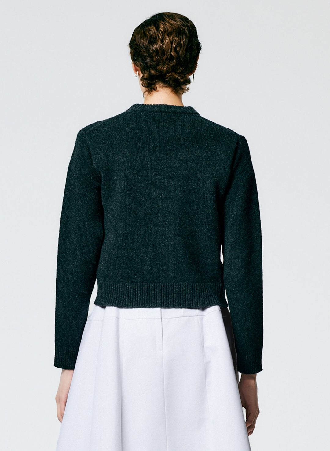 Soft Lambswool Shrunken Crewneck Pullover #8