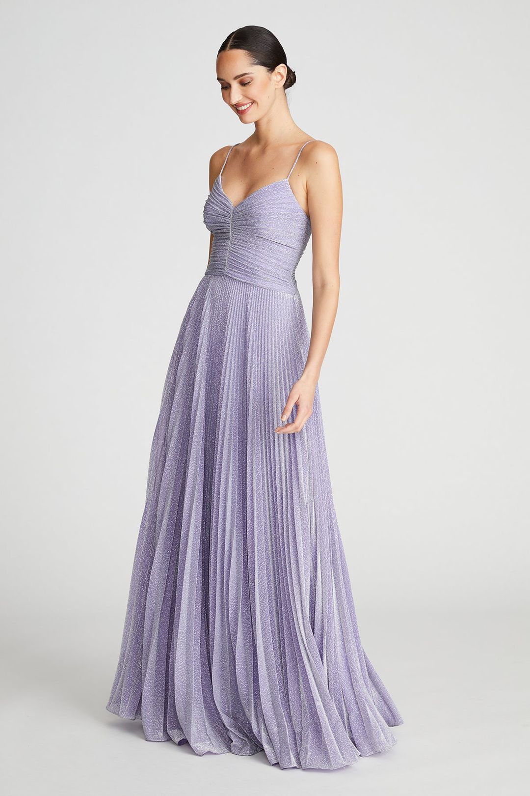 Maycee Gown In Shimmer Jersey #3