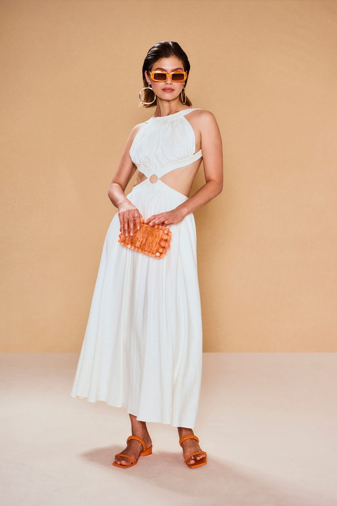 THEIA DRESS - OFF WHITE