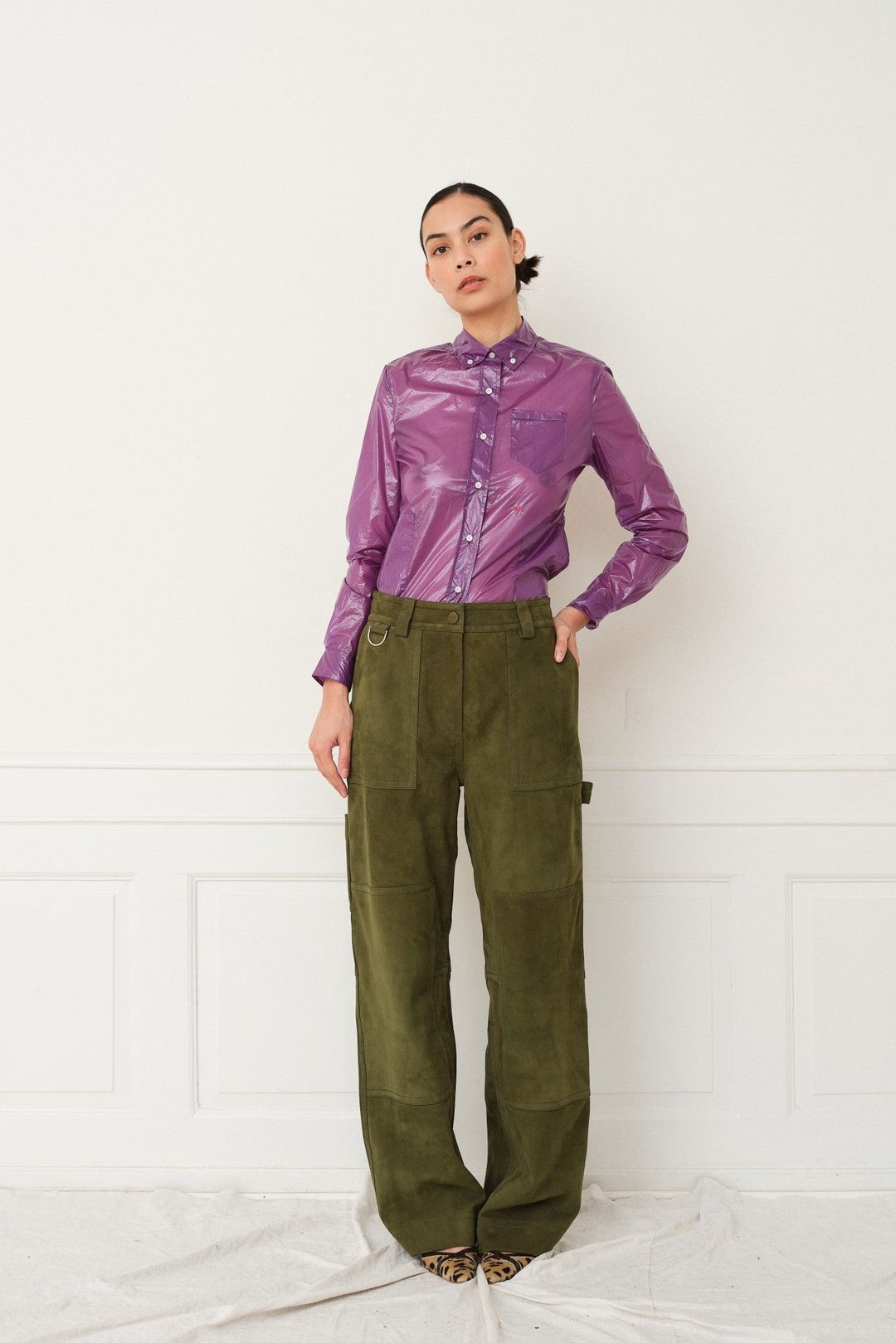 Rose Pants — Moss