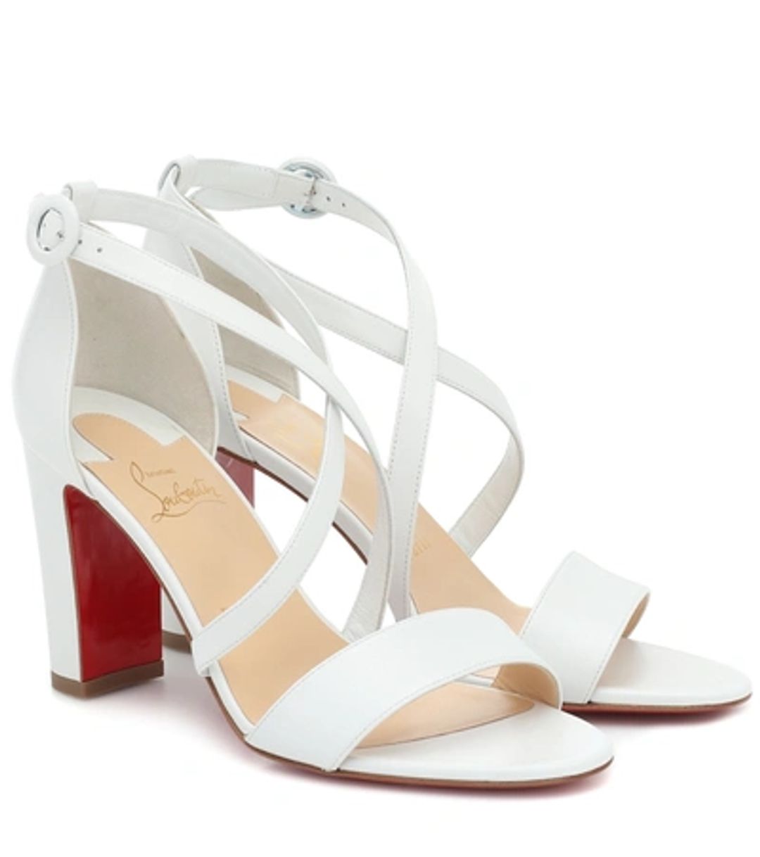 Christian Louboutin Loubi Bee Leather Sandals
