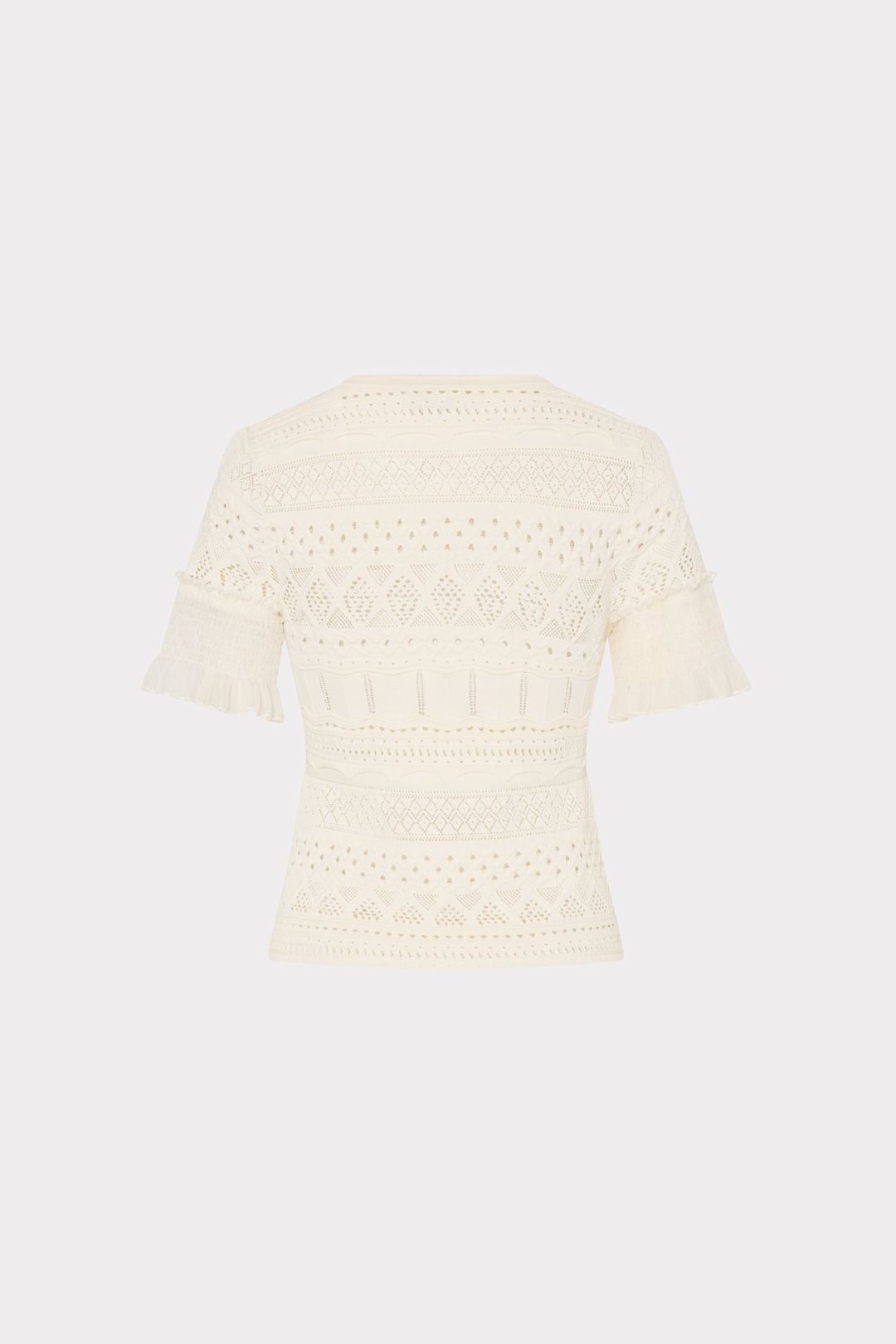 Smocked Finish Pointelle Top #4