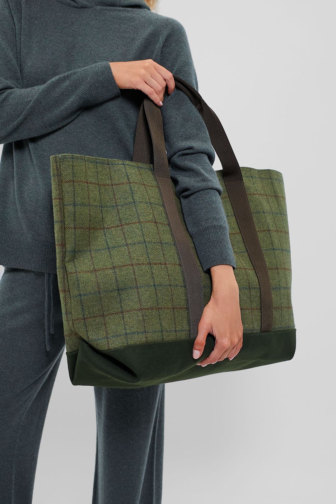Hunting Tweed Bordeaux Tool XL Tote #4