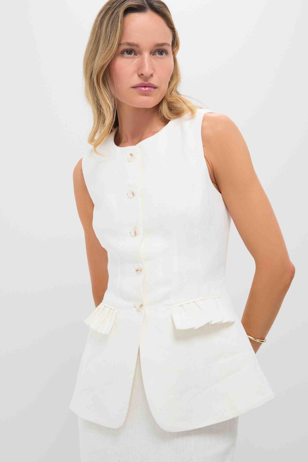 Cream Matilda Gilet