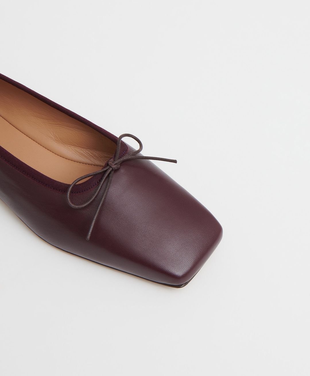 Square Toe Ballerina - Plum #2