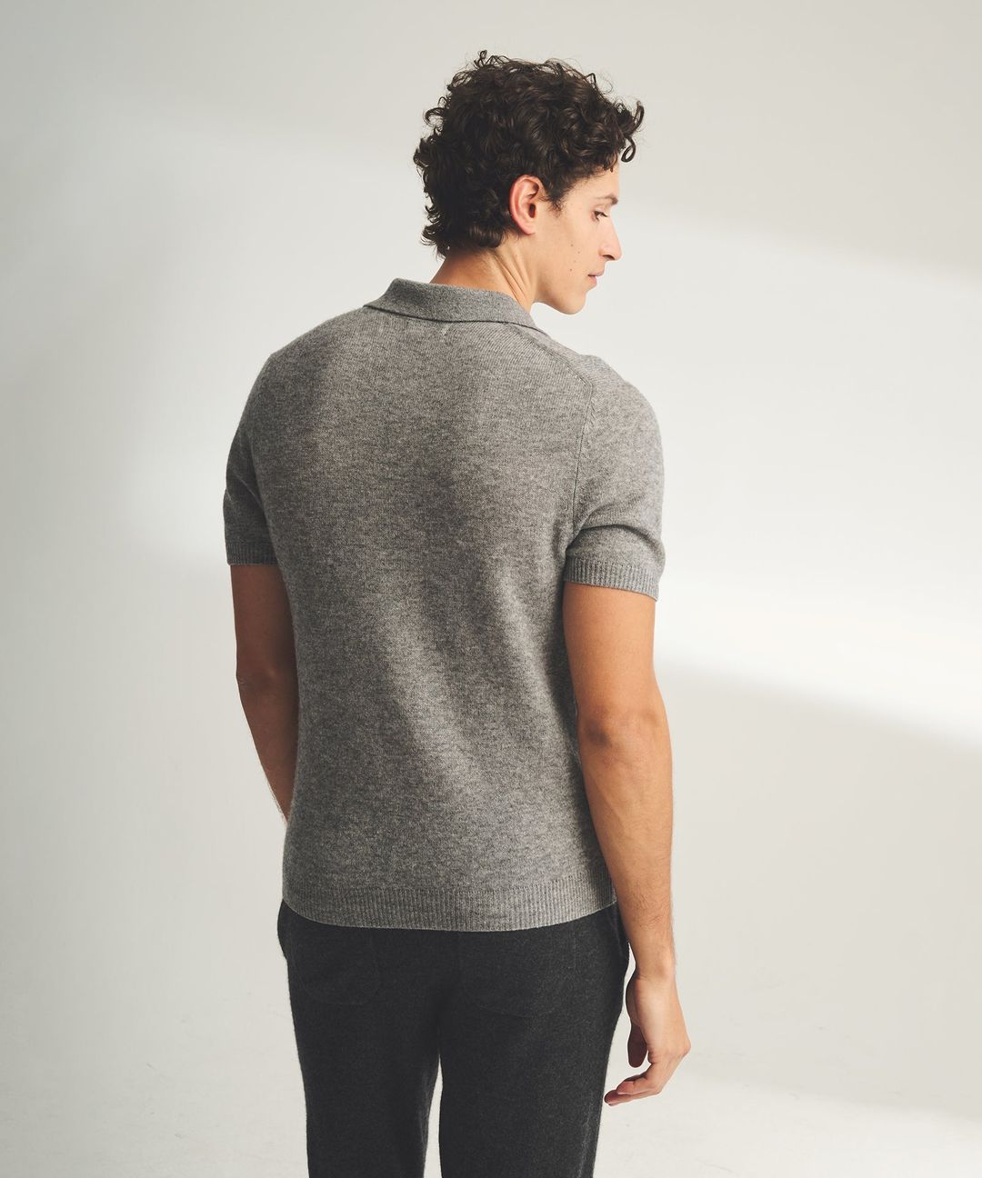 Lightweight Cashmere Short Sleeve Polo #8