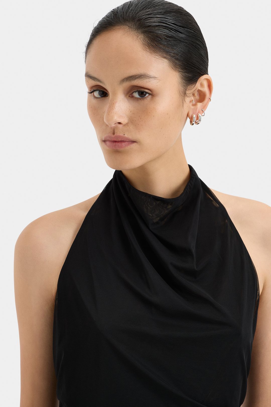 Jacques Mesh Halter Top #5